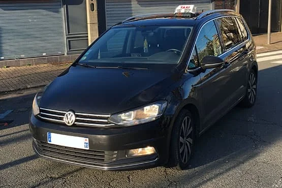 Taxi Saint Michel sur Orge essonne Monospace Touran noir 6 passagers Essonne Paris